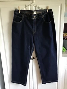 Pre-owned pair of Men's Duke Haband jeans Size 44/M Blue Elastic Waist Band - Picture 1 of 4