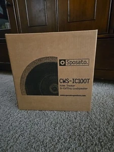 BRAND NEW Sposato CWS-IC100T, By Sony 6.5"  2-Way In-Ceiling Speaker, 60W  - Picture 1 of 5