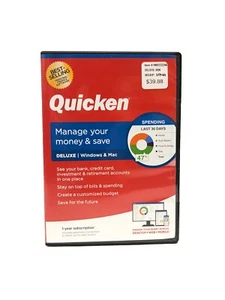 QUICKEN DELUXE 2020 Windows And Mac New Sealed - Picture 1 of 3