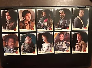 2016 Topps Star Wars Rogue One Series 1 Master Set 6 Inserts 141 Cards Jyn Vader - Picture 1 of 7