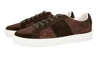 Auth Etro Trainers Shoes 12107 Brown Suede Paisley New 39 39,5