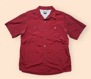 Vintage Nike ACG Y2K Button Up Shirt Red Men’s Large Vtg 2000s - Picture 1 of 3