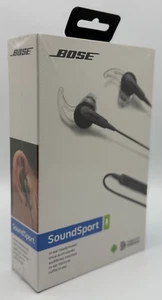 BOSE SoundSport In-ear Wired Headphones Charcoal Black Samsung & Android Sealed - Picture 1 of 14