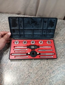 Craftsman Kromedge 52055 13 Piece Tap & Hexagon Die Set Vintage 1977 Tools - Picture 1 of 6