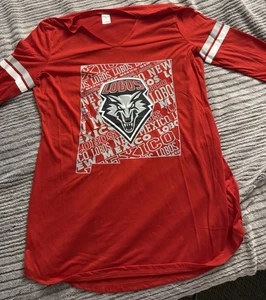 New Mexico Lobos NCAA Ladies Night Shirt Women’s Nightie (L) Pajamas - Picture 1 of 2