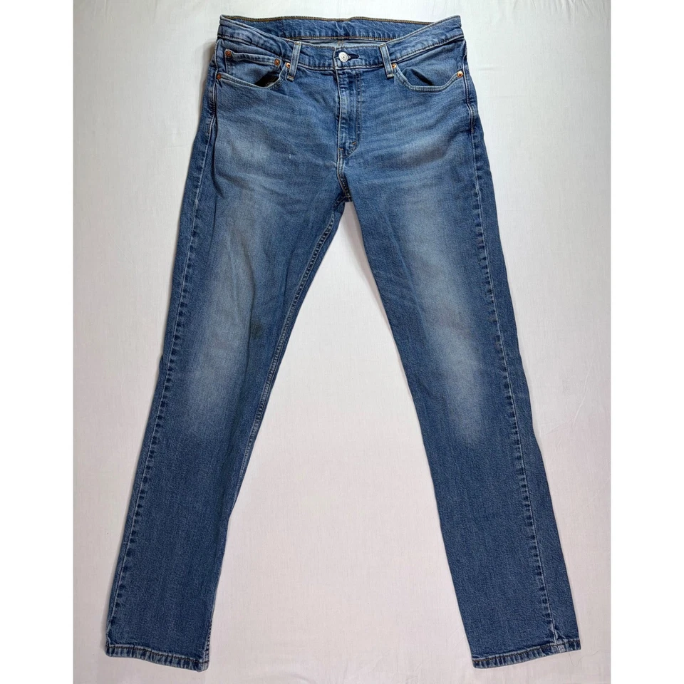 Levi Strauss 511 Mens Jeans W36 L34 Slim Fit Blue Denim Pants - Image 1 of 4