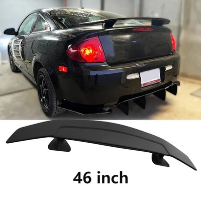 46"Rear Car Trunk Spoiler Lip Racing Style Wing Matte Black For Pontiac G6 G8 Foto 1 de 4