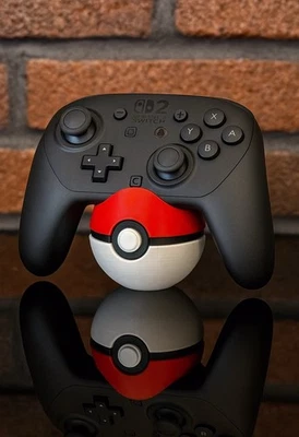 Suporte para controle Nintendo Switch 2 Poke Ball Pro (somente suporte) - Imagem 1 de 3