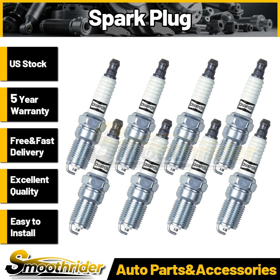Bujía Champion 8 piezas para GMC C8500 Topkick 2007-2007 Foto 1 de 4