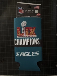 2024 2025 NFL Super Bowl LIX Champions Philadelphia Eagles Dosenkühler Koozie v3 - Bild 1 von 2