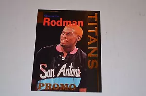 SCHEDA PROMOZIONALE DENNIS RODMAN FIRMA ROOKIES 1995 #T2 - Foto 1 di 2