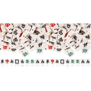 2 PIEZAS Cuentas Mahjong Azulejos de Viaje para Niños para Cuentas Dijes Joyería - Imagen 1 de 12
