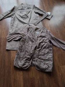 Gallo Brown Trench Coat, 2 Coats, Size 24W, Woman's - Picture 1 of 6