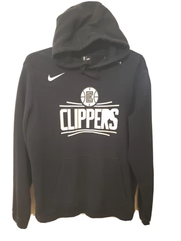 Nike Los Angeles Clippers Hoodie Black Men's XL NBA Sweatshirt Kawhi PG Cover