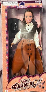 VINTAGE 1994 Teen Western Gal 14 Inches Doll Cowgirl NEW in box Number 11039 - Picture 1 of 13
