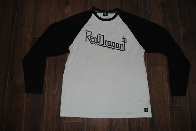 Red Dragon Society Skate Long Sleeve White Black T Shirt Large - Image 1 of 4