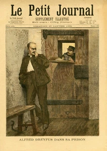 "LE PETIT JOURNAL N°218 du 20/1/1895" DREYFUS EN PRISON /M. GÉRARD REÇU EN CHINE - Picture 1 of 2