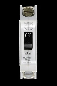 MK 45 AMP TYPE 2 M6 MCB CIRCUIT BREAKER LN5945 LN 5945 - Picture 1 of 6