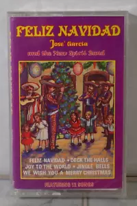 JOSE GARCIA And The New Spirit Band - FELIZ NAVIDAD (Cassette, 1997) NEW/SEALED - Picture 1 of 4