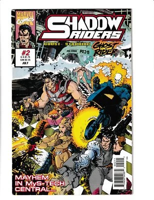 Shadow Riders #2 (1993) Featuring Ghost Rider Marvel Comics - Image 1 of 3