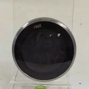 Google Nest Smart Learning Thermostat Black T3007ES - Picture 1 of 5