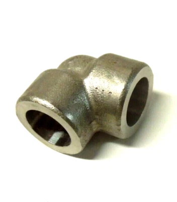 1/2" 3000 (3M) Socket Weld (SW) 90° Elbow Forged 316L Stainless Steel SS0104213 - Image 1 of 3