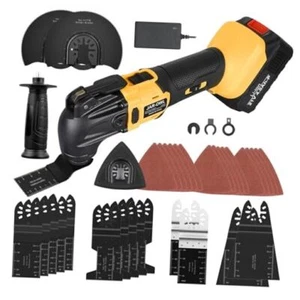 21V Cordless Oscillating Tool Kit, 6 Variable Speed Brushless Oscillating Tool - Picture 1 of 8