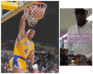 Byron Scott signed Los Angeles Lakers basketball 8x10 photo Proof COA.autograph - Picture 1 of 2