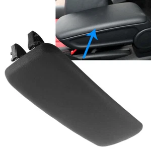 Para Audi A1 8X1 2012-2018 cuero negro reposabrazos caja consola cubierta tapa - Imagen 1 de 8