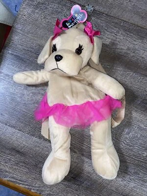 Claire’s Puppy Dog Ballet Skirt Backpack Bag Nwt  Birthday Christmas - Image 1 of 3
