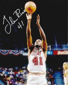 Miami Heat Glen Rice Signed Photo 8x10 COA - Picture 1 of 1