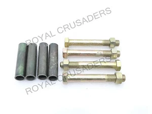 Fits SUZUKI GYPSY FRONT & REAR LEAF SPRING PIVOT EYE BOLTS AND BUSH SET #G219 - Picture 1 of 1
