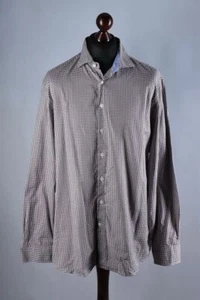 Hackett London Regular Fit Checked Long Sleeve Shirt Size XXL - Picture 1 of 4