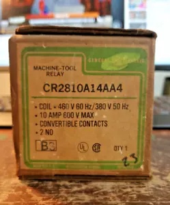 GE Machine Tool Relay CR2810A14AA4 460V 10A (TA13SG) - Picture 1 of 9