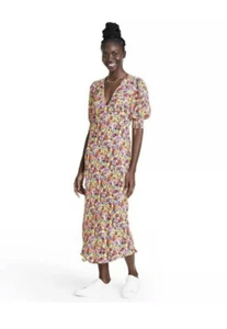RIXO for Target Kleid Blumen Puffärmel Gr. 2 Neu mit Etikett - Bild 1 von 3