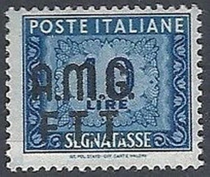 1947-49 TRIESTE A SEGNATASSE 2 RIGHE 10 LIRE MH * - RR11874 - Picture 1 of 1