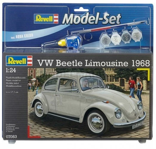 REVELL 67083 1/24 Model Set VW Beetle Limousine 68 - Immagine 1 di 1