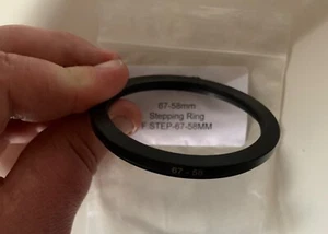 67mm to 58mm Stepping Step Down Ring Camera Lens Filter Adapter Ring 67-58mm .. - Picture 1 of 2