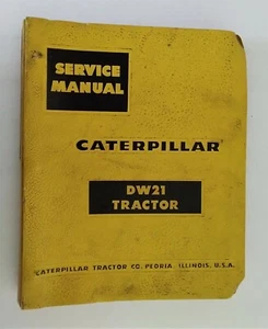 Caterpillar DW21 Tractor Service Manual Serial No. 58C1-UP & 69C1-UP Issued 9-60 - Bild 1 von 7