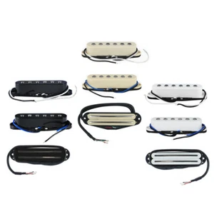 Juego de pastillas para guitarra FLEOR ST SSS Alnico 5 bobina única y cerámica doble riel apto para ST - Imagen 1 de 20