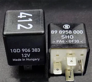 1PC 1GD906383 12VDC 412# Automobile Relays  5Pins  898958000 - Picture 1 of 1