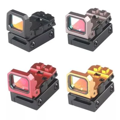 Mini Folding Flip Up RMR Red Dot Sight Holographic Reflex Sight For Glock Pistol - Image 1 of 4