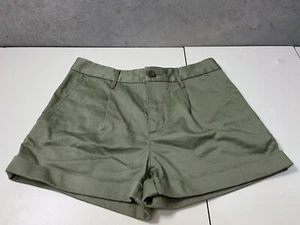 Levi's Khaki Shorts Damen Gr. 25 Olivgrün High Rise Outdoor Wandern - Bild 1 von 9