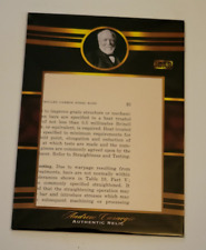 Andrew Carnegie The Bar Jumbo Relic 2022 Series 2 Pieces of the Past
