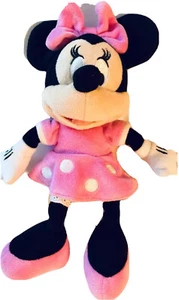 Peluche Disney Minnie Mouse 10” vestito rosa imbottito fiocco ottime condizioni igienizzato - Foto 1 di 8