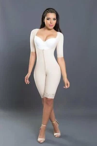 Faja Colombiana c/ Mangas Size Reducing Post-Surgical Girdle Butt Lifter - Picture 1 of 5