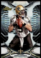 2015 Topps Finest Black Refractor Drew Brees #43