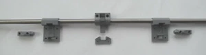 Tischaufnahmesystem Set Tisch Leiste Schiene Rohr verschiebbar 95 cm 57055r NEU - Bild 1 von 3