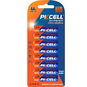 CONFEZIONE 8 PZ BATTERIE ULTRA ALCALINE AA LR6 STILO PKCELL (A/N PK10016) nuove - Picture 1 of 1