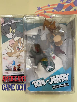 Figura Tom Y Jerry No Trespassing! Juguetes Colección Dibujos Animados NUEVO - Imagen 1 de 3